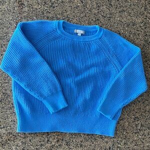 J. Crew Women’s Blue Crewneck Sweater 100% Cotton
